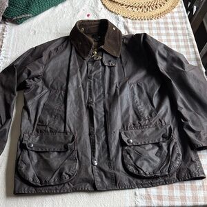 Barbour Dark Brown Waxed Field Jacket